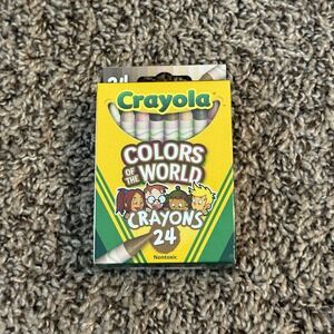Crayola Colors of the World Crayons 24 Skin/Hair/Eyes/Multicultural/Diversity
